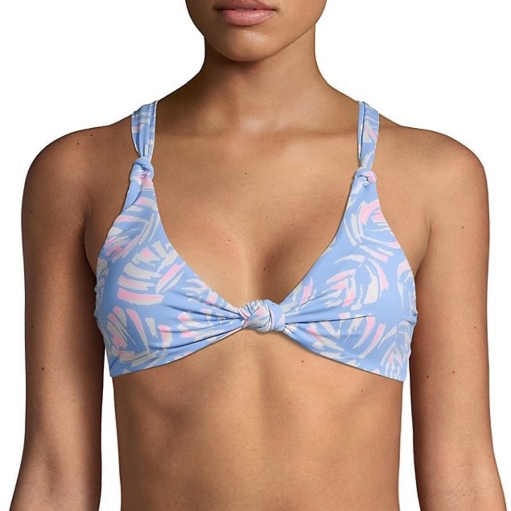 Dolce Vita Printed Knot Bikini Top